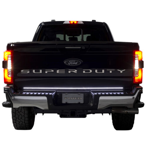 Putco 23-24 Ford SuperDuty F-250 60In Direct Fit Blade Kit Tailgate Bars w/ LED Taillamps - Image 6