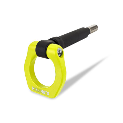 Mishimoto Tow Hook for 13+ Subaru BRZ/FRS/86 / 18+ Subaru WRX Neon Yellow Racing Front