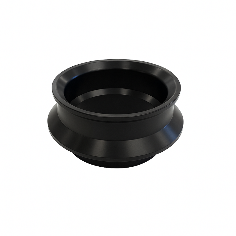 QA1 2-1/2in ID Spring Spacer - 1in Large - Clear Anodized Aluminum - Image 2