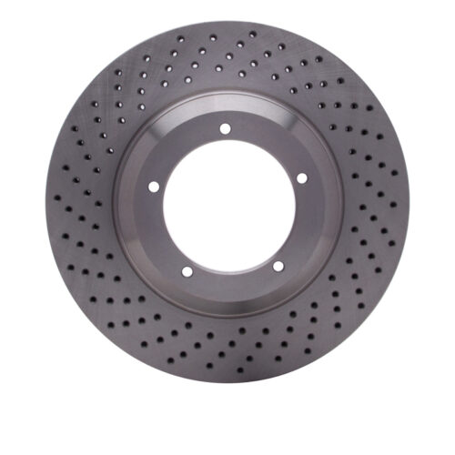 DFC 82-89 Porsche 911 Left Front Drilled Brake Rotor - Image 5