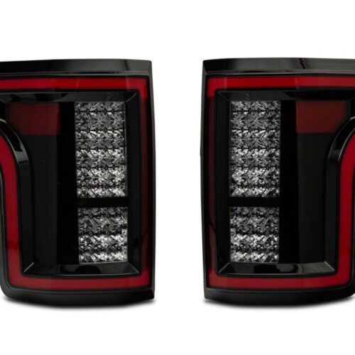 Raxiom for 2015-2017 Ford F-150 LED Tail Lights- Black Housing (Smoked Lens) - Image 5