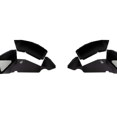 Alternative view of Fishbone Offroad 2018+ Jeep Wrangler JL Rear Pair Aluminum - Black Powdercoat Inner Fenders