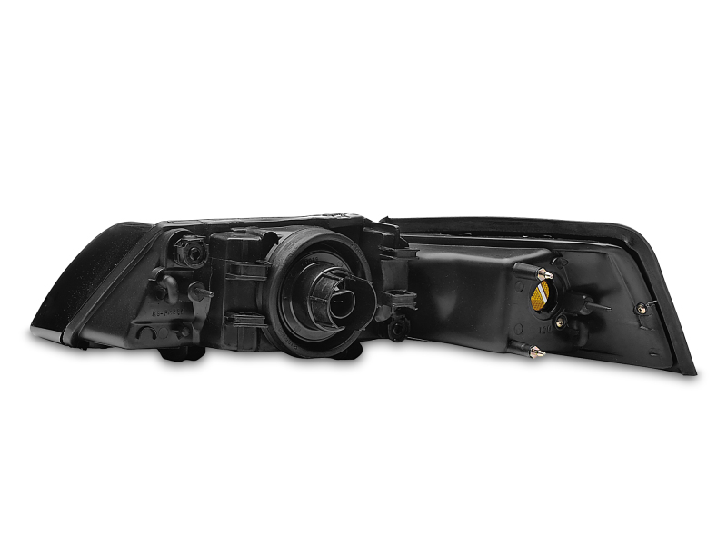 Raxiom for 1999-2004 Ford Mustang Axial Series OE Style Headlights- Black Housing (Smoked Lens) - Image 3