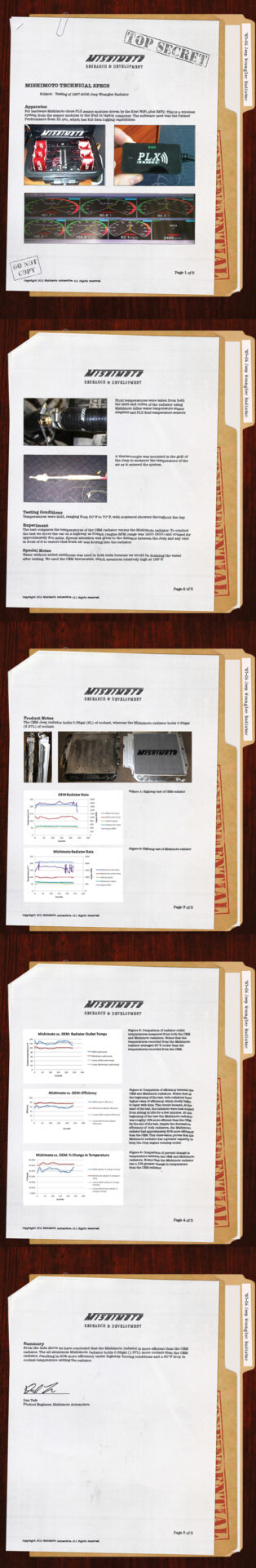 Mishimoto Radiator for 87-06 Jeep Wrangler YJ & TJ Aluminum Performance - Image 3