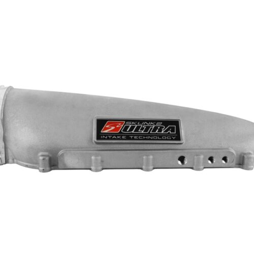 Alternative view of Skunk2 Ultra Race Series Side-Feed Plenum - B/D Series Silver