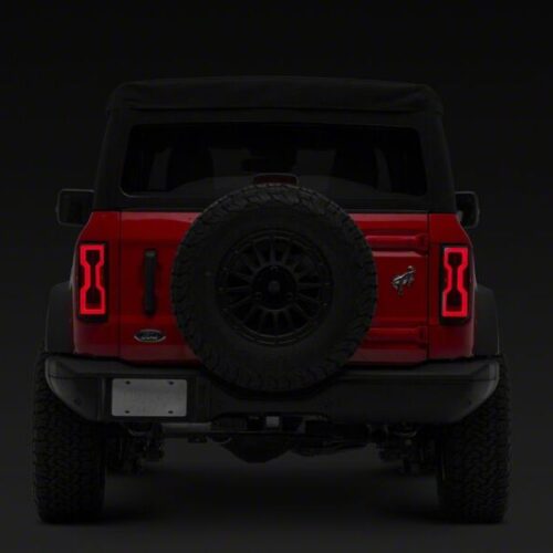 Raxiom for 2021-2026 Ford Bronco Axial Series LED Tail Lights- Black Housing- Smoked Lens - Image 9