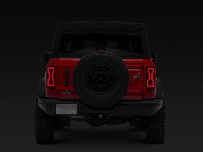 Raxiom for 2021-2026 Ford Bronco Axial Series LED Tail Lights- Black Housing- Smoked Lens - Image 9