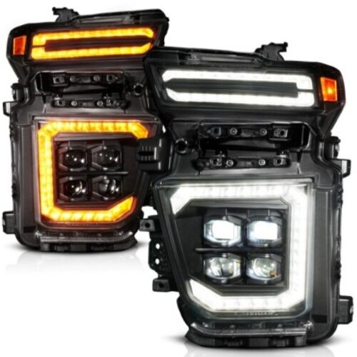 ANZO Z-Series 20-23 Chevy Silverado 2500/3500 Z-Series Full LED Proj Headlights Black - Driver Side - Image 3