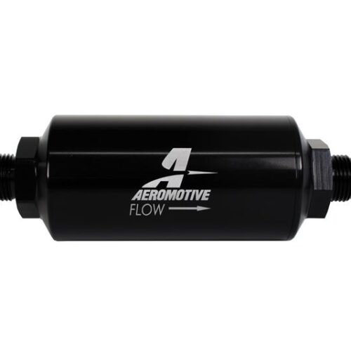 Aeromotive In-Line Filter - AN-08 size Male - 10 Micron Microglass Element - Bright-Dip Black - Image 10