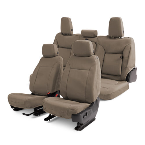 Covercraft 19-24 Toyota Rav4 Endura PrecisionFit Custom Front Row Seat Covers - Tan/Tan - Image 6