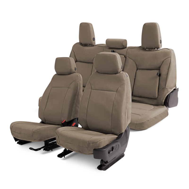 Covercraft 19-24 Toyota Rav4 Endura PrecisionFit Custom Front Row Seat Covers - Tan/Tan - Image 6