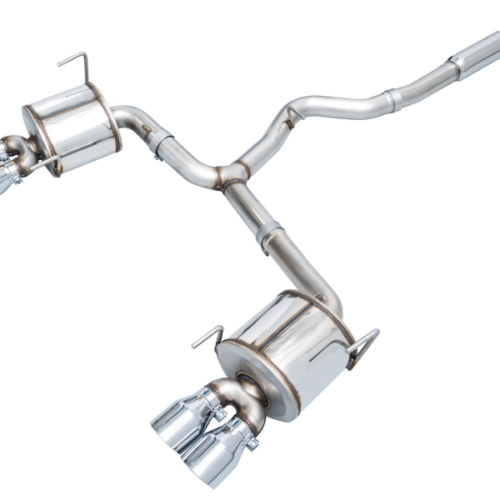 AWE Tuning Touring Edition Exhaust - Chrome Silver Tips for 2022+ VB Subaru WRX