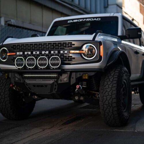 DV8 Offroad 7in Halo Elite Round Light w/ Accent Halo - White/Amber - Image 6