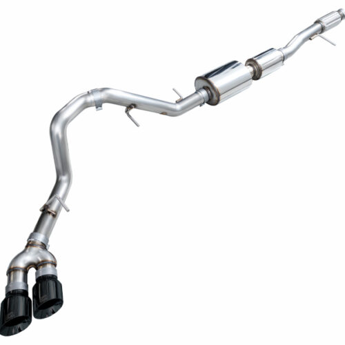AWE Tuning 2021+ GMC Tahoe/Yukon 5.3L 0FG Side Exit Catback Exhaust - Diamond Black Tips