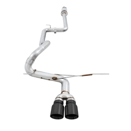 Alternative view of AWE Tuning Track Edition Cat-Back Exhaust - Diamond Black Tips for Ford Focus ST