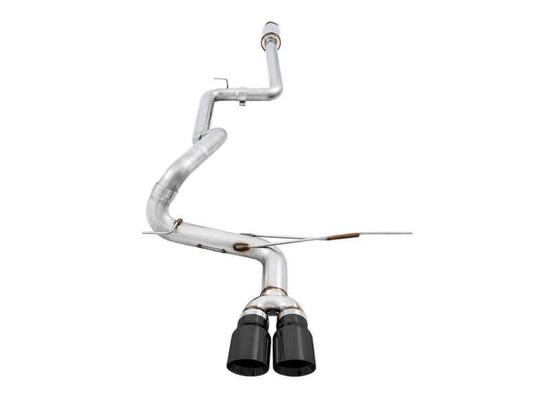 AWE Tuning Track Edition Cat-Back Exhaust - Diamond Black Tips for Ford Focus ST - Image 2