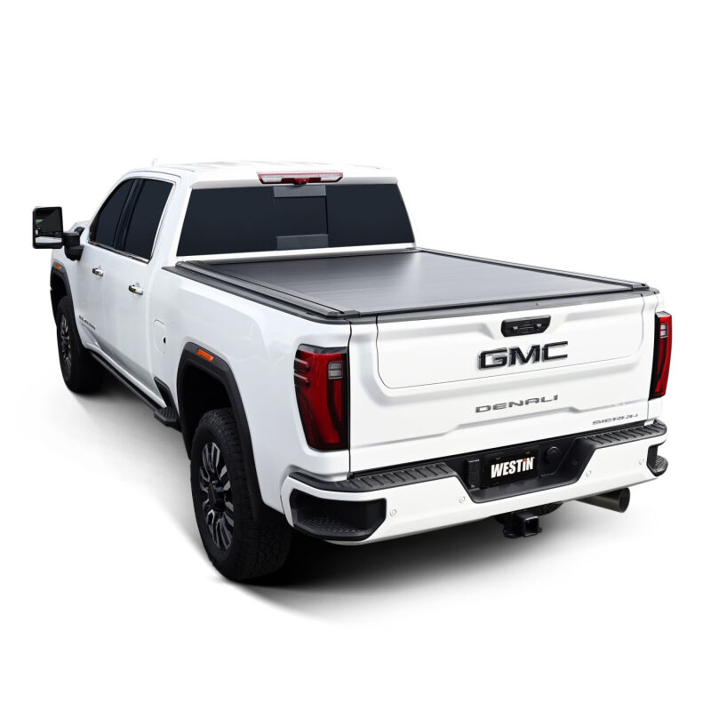 Westin 20-26 GM Silverado/Sierra 2500/3500 6.5ft Bed Electric Retractable Tonneau Cover - Black - Image 4