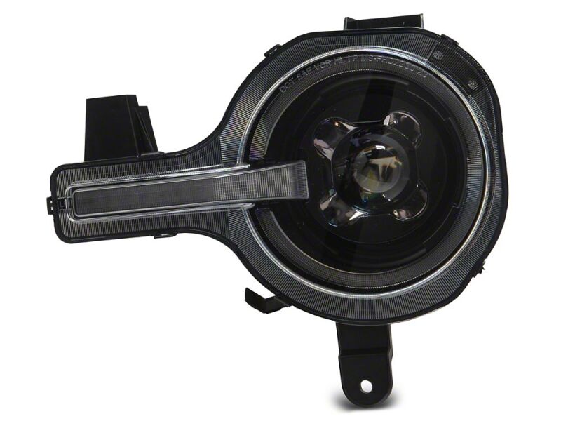 Raxiom for 2021-2026 Ford Bronco LED Halo Headlights with White Backlight- Black Housing- Clear Lens - Image 4