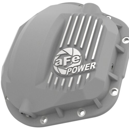 Alternative view of aFe Power Street Series Dana 60 Front Differential Cover Raw w/ Machined Fins 17-20 Ford Trucks (Dana 60)