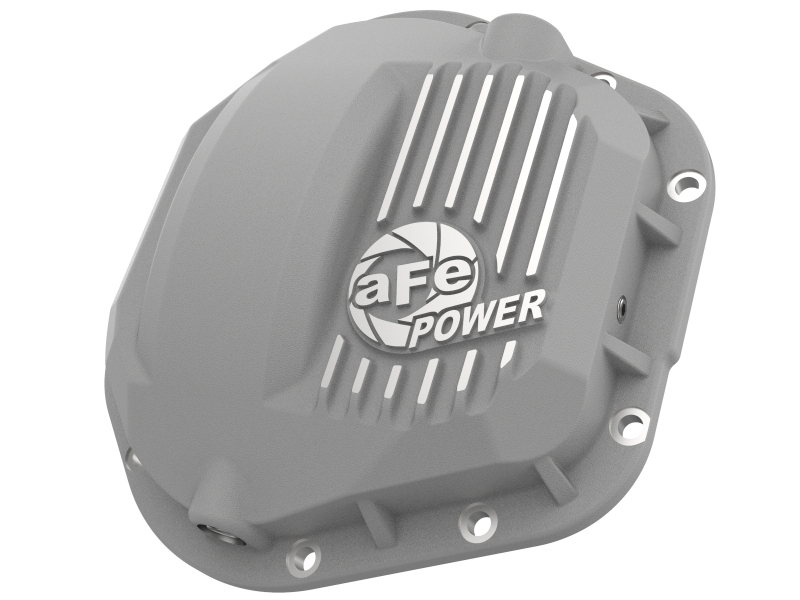 aFe Power Street Series Dana 60 Front Differential Cover Raw w/ Machined Fins 17-20 Ford Trucks (Dana 60) - Image 2