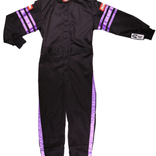 RaceQuip Purple Trim SFI-1 JR. Suit - Kids XSM