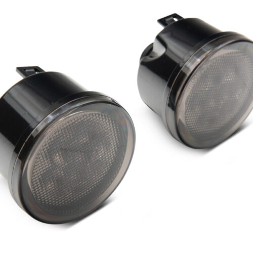 Raxiom for 2007-2018 Jeep Wrangler JK Axial Series LED Amber Turn Signals (Smoked) - Image 4