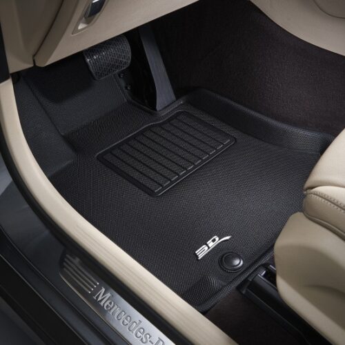 3D MAXpider 2022 Tesla Model X Kagu 1st Row Floormat - Black - Image 2