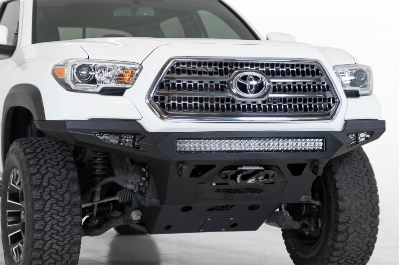 Addictive Desert Designs for 16-19 Toyota Tacoma Stealth Fighter Front Bumper w/ Winch Mount