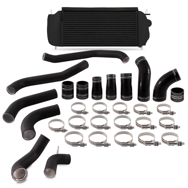 Mishimoto Performance Intercooler Kit - Black Cooler Black Pipes for 2017+ Ford F150 3.5L EcoBoost