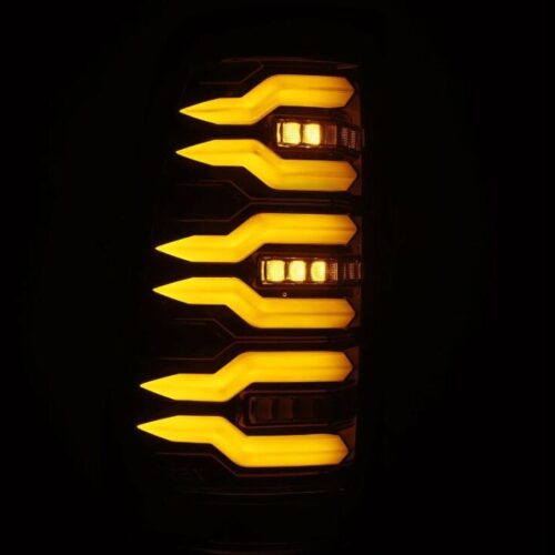 AlphaRex 99-06 Chevrolet Silverado Sierra LUXX-Series LED Tail Lights Alpha-Black - Image 3