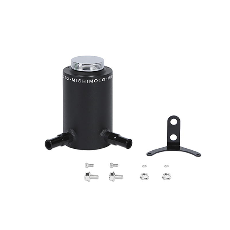 Mishimoto Aluminum Power Steering Reservoir Tank - Wrinkle Black - Image 2