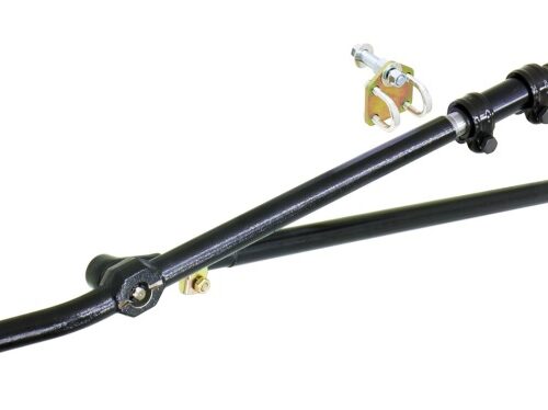 RockJock TJ/LJ/XJ/MJ Currectlync Steering System Bolt-On w/ 1 1/4in Dia. Tie Rod/Forged Drag Link