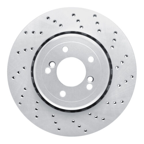 DFC 08-11 BMW 1 Series M Rear Right Drilled Hi-Carbon Alloy Geomet Coated Rotor