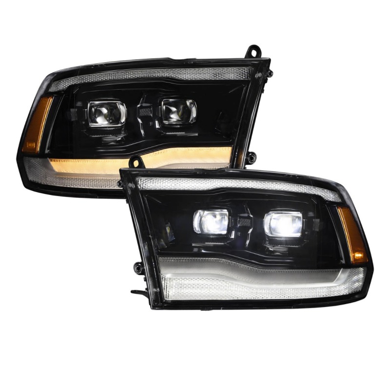 Form Lighting 2009-2018 Ram 1500/2500/3500 Sequential LED Projector Headlights (Pair) - Image 2