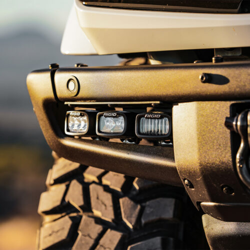Rigid Industries for 2021+ Ford Mod Bumper Triple SR-M Fog Light Kit - Image 4