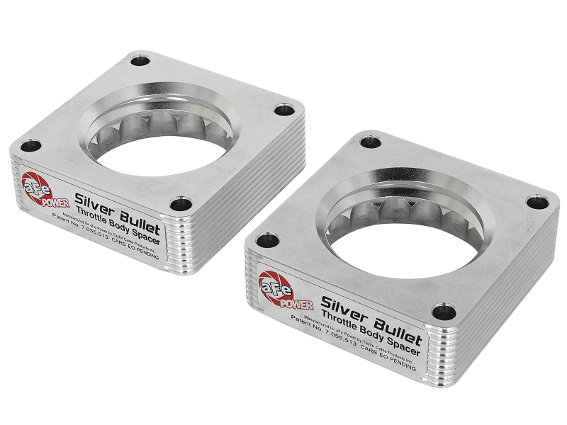 aFe Power Silver Bullet Throttle Body Spacer 09-18 Nissan 370Z V6-3.7L (VQ37VHR) - Image 2