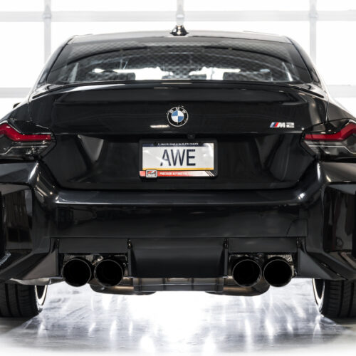 AWE Tuning SwitchPath Edition Exhaust - Diamond Black Tips for 23-24 BMW G87 M2 - Image 4