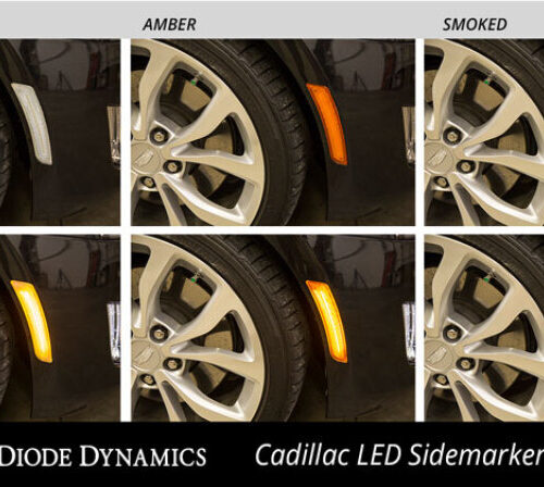 Diode Dynamics 14-19 Cadillac ATS/CTS Cadillac LED Sidemarkers Non V (Pair) Clear - Image 7