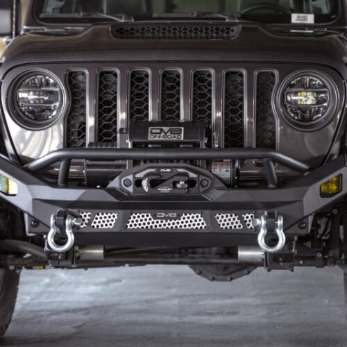 DV8 Offroad FBJL-12 07-18 Jeep Wrangler JK / 18-23 Wrangler JL / 20-23 Gladiator JT MTO Series Front Bumper - Image 6