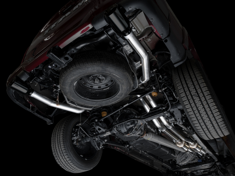 AWE Tuning Cat-Back Touring Exhaust - Diamond Black Tips for 25+ RAM 1500 3.0TT 0FG - Image 3