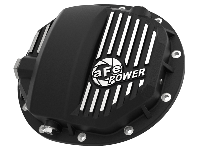 aFe Power Pro Series AAM 9.5/9.76 Rear Diff Cover Black w/Mach Fins 14-19 GM Silverado/Sierra 1500 - Image 2