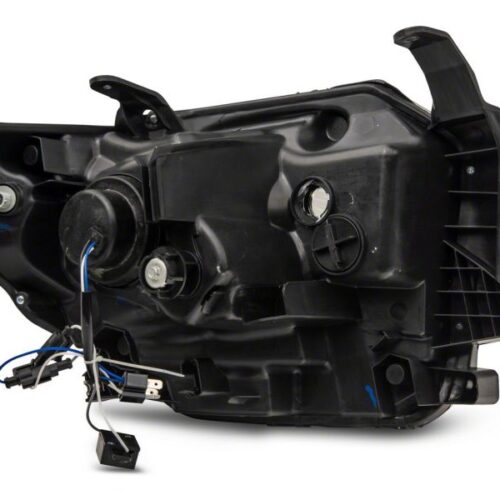 Raxiom for 2014-2021 Toyota Tundra Axial Series Projector Headlights w/ LED Bar- Black Housing (Clear Lens) - Image 4