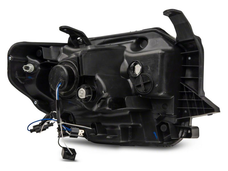 Raxiom for 2014-2021 Toyota Tundra Axial Series Projector Headlights w/ LED Bar- Black Housing (Clear Lens) - Image 4