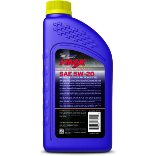 Alternative view of Royal Purple HMX Premium Synthetic High Mileage 5W20 Motor Oil - 1 Quart