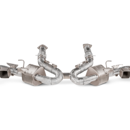 Akrapovic Slip-On Line (Titanium) w/ Titanium Tips for 2020 Chevrolet Corvette Stingray (C8) OPF/GPF