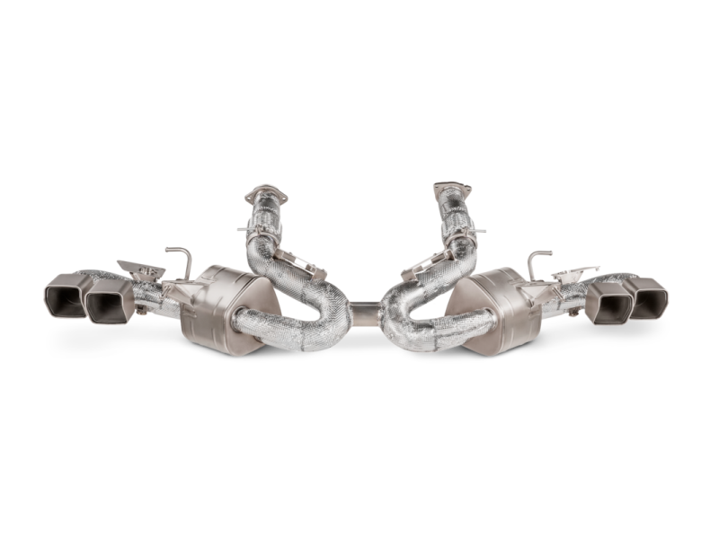 Akrapovic Slip-On Line (Titanium) w/ Titanium Tips for 2020 Chevrolet Corvette Stingray (C8) OPF/GPF