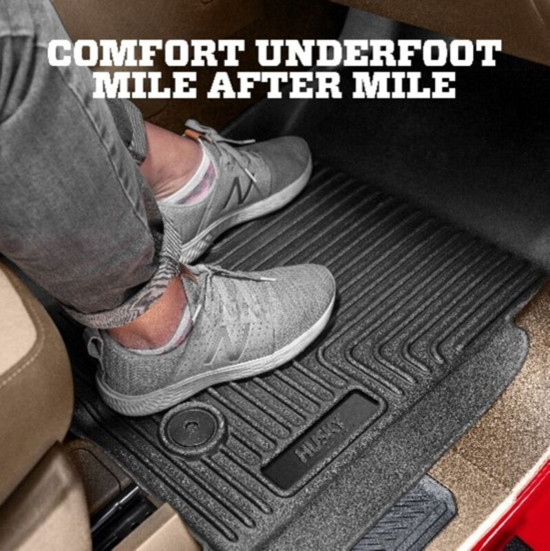 Husky Liners 08-20 Dodge Grand Caravan Weatherbeater Front & 2nd Seat Floor Liners - Black - Image 8