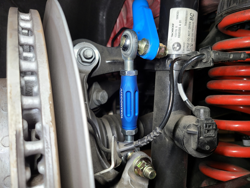 aFe Power Control 20-21 Toyota Supra 3.0L Adjustable End Links Kit - Front & Rear - Image 9