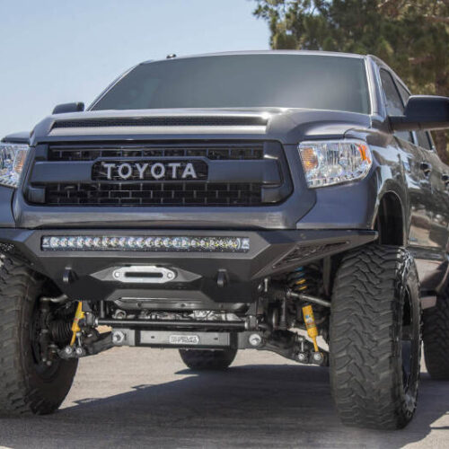 Addictive Desert Designs for 2014+ Toyota Tundra Stealth Fighter Front Bumper w/Winch Mount & Sensors - Image 8