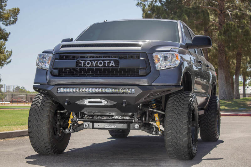 Addictive Desert Designs for 2014+ Toyota Tundra Stealth Fighter Front Bumper w/Winch Mount & Sensors - Image 8